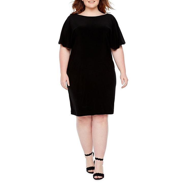 Blu Sage Short Sleeve Party Dress - Plus