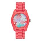 Womens Floral Dial Watch