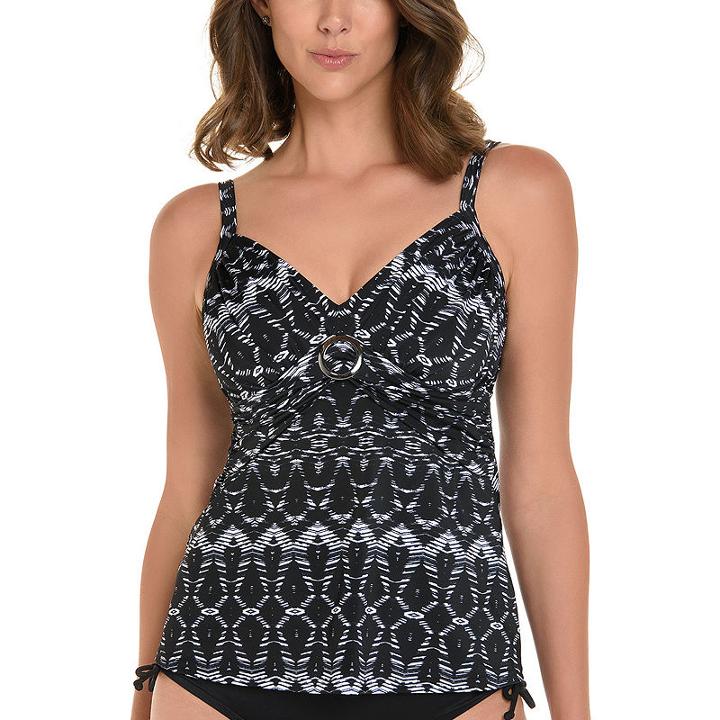 Trimshaper Control Diamond Tankini Swimsuit Top