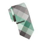 Jf J. Ferrar Large Buffalo Reversible Tie With Color Tie Bar - Slim