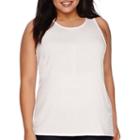 Belle + Sky&trade; Embellished Racerback Tank Top - Plus