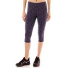 Xersion&trade; Print Fitted Cropped Pants