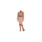 Adina Mock Neck Caged Keyhole