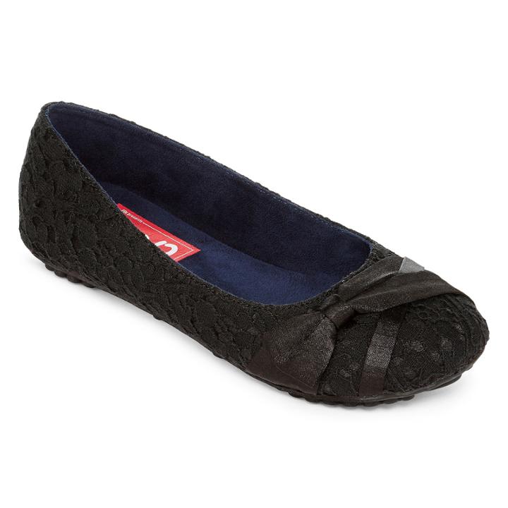 Pop Glenna Lace Ballet Flats - Wide Width