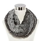 Pleated Paisley Loop Scarf