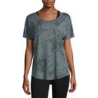 Xersion Short Sleeve Layered Back Tee