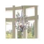 Warehouse Of Tiffany Marie 4-light Chrome 13-inch Crystal Chandelier