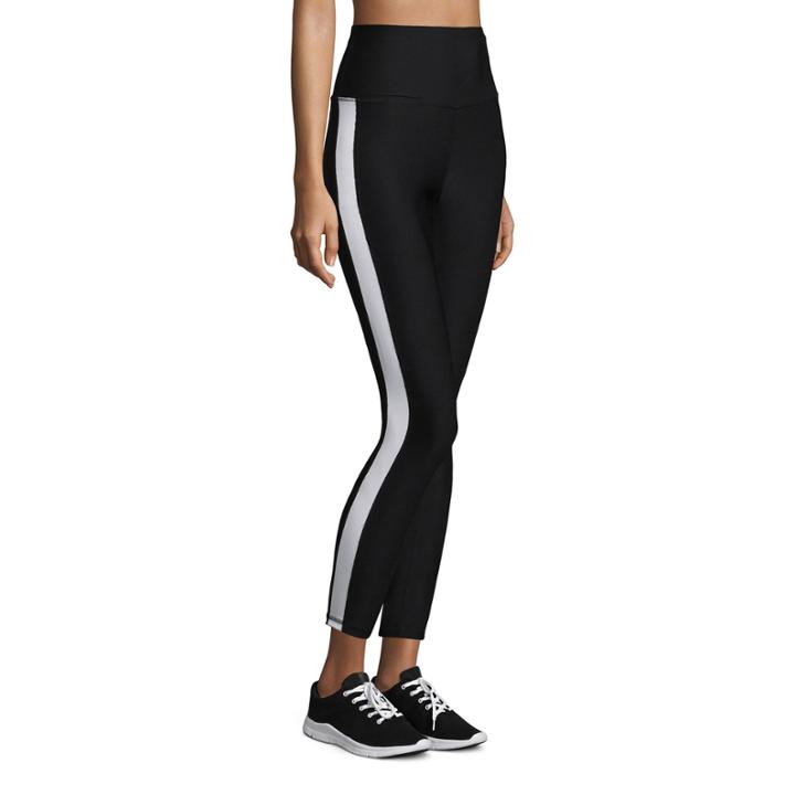Xersion High Rise 7/8 Side Stripe Workout Leggings