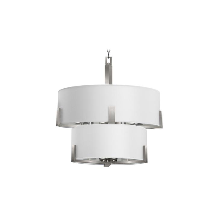 Jaelyn 9-light Silver Chandelier