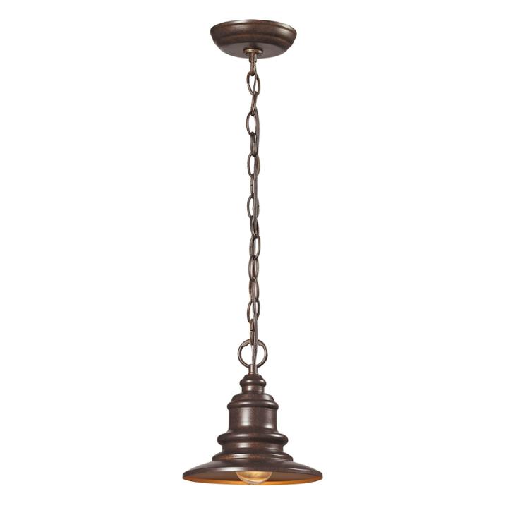Marina 1-light Outdoor Pendent In Hazelnut Bronze