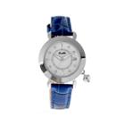 Bertha Womens Kaylee Mother-of-pearl Blue Leather-band Watch With Datebthbr5402