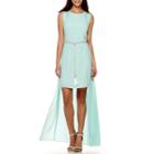Bisou Bisou Sleeveless Belted Flyaway Maxi Dress