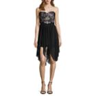 My Michelle Strapless Sequin Bust High-low Party Dress - Juniors