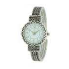 Olivia Pratt Womens Silver Tone Strap Watch-a917604silver