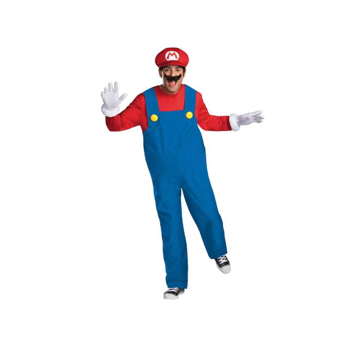 Super Mario Brothers - Mario Adult Plus Size Costume - Plus (50-52)