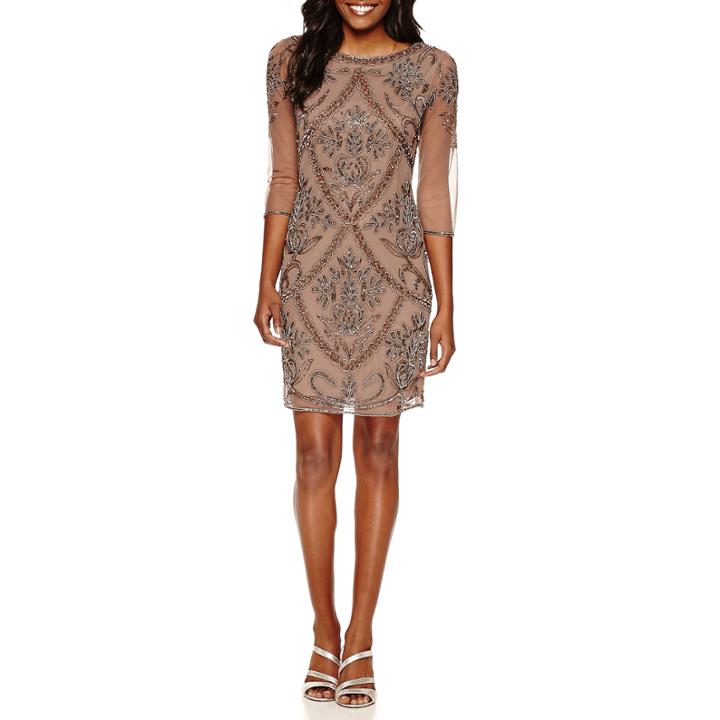 Prelude 3/4 Sleeve Shift Dress