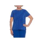 Alfred Dunner High Roller Short Sleeve Crew Neck T-shirt-womens
