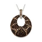 1/2 Ct. T.w. Champagne Diamond Fashion Pendant Necklace