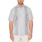 Cubavera Short Sleeve Stripe Button-front Shirt