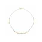 Monet Jewelry White And Goldtone Station Necklace