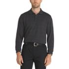 Van Heusen Long Sleeve Long Sleeve Jaspe Windowpane Flex Polo