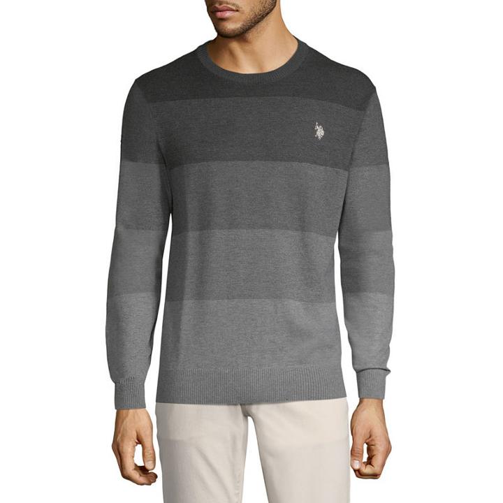 U.s. Polo Assn. Crew Neck Long Sleeve Pullover Sweater