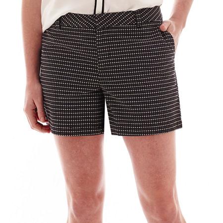 Liz Claiborne Cotton Dobby Shorts
