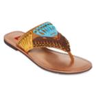 Just Dolce By Mojo Moxy Sangria Womens Flip-flops
