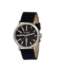 Simplify Unisex The 400 Black Leather-band Watch With Day & Date Sim0401