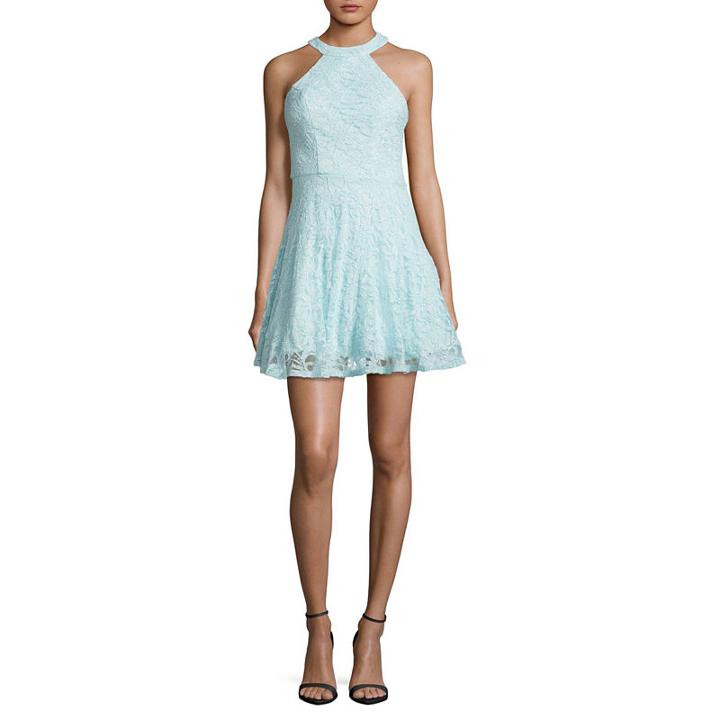 B. Darlin Sleeveless Skater Dress-juniors