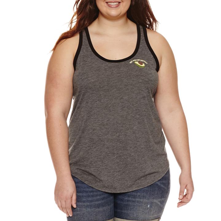 Arizona That's My Jam Or Don't Make This Guac-ward Or Let's Flamingle Tank Top-juniors Plus