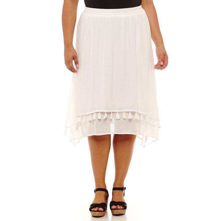 Byer California Handkerchief Skirt-plus