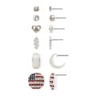 Arizona 6-pr. Silver-tone Earring Set