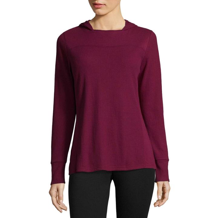 St. John's Bay Active Long Sleeve Thermal Hoodie