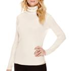 A.n.a Long-sleeve Foil Turtleneck Top