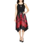 Melrose Sleeveless Pattern Fit & Flare Dress