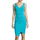 Bisou Bisou Sleeveless V-neck Envelope Front Dress