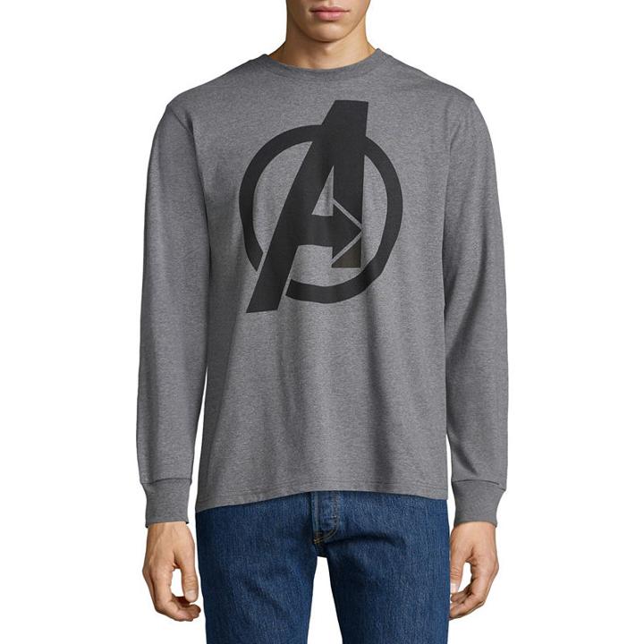 Marvel Avengers Character List Long Sleeve Graphic Tee