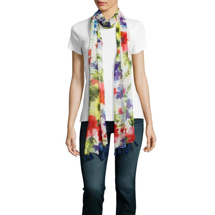 Mixit Oblong Floral Scarf