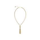 Nicole By Nicole Miller Gold-tone Tassel Necklace