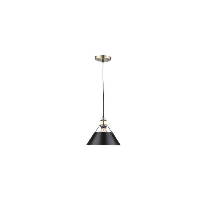 Orwell 1-light Pendant 10 In Aged Brass