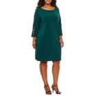 R & K Originals Elbow Sleeve Sheath Dress-plus