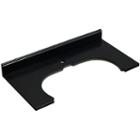 American Imaginations 33-in. W X 17-in. D Granitetop In Black Color For Single Hole Faucet