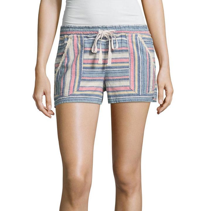 Rewind Woven Pull-on Shorts-juniors