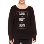 Xersion&trade; Long-sleeve High-low Sweatshirt - Plus