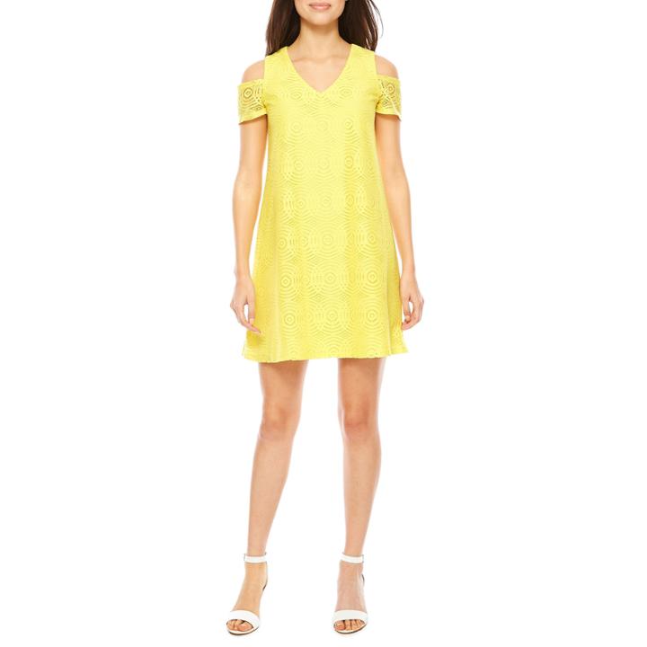 R & K Originals Short Sleeve Shift Dress