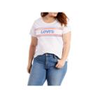 Levi's Short Sleeve Crew Neck T-shirt-womens Plus