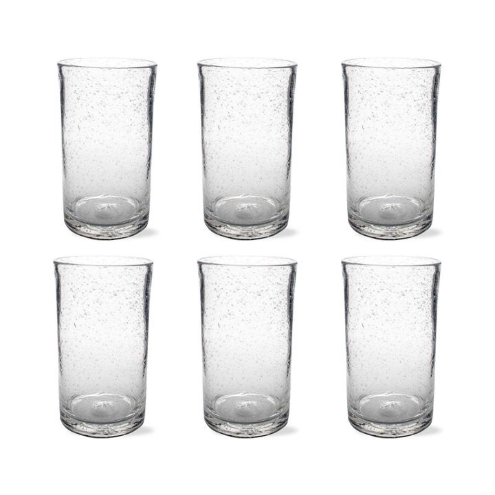Tag Bubble Glass Set Of 6 Tumbler Glasses