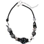 Aris By Treska Acrylic Stone Sterling Silver Collar Necklace