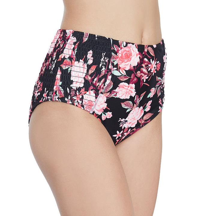 Arizona Floral High Waist Swimsuit Bottom-juniors